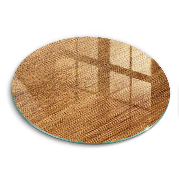 Glass worktop saver Wood texture board