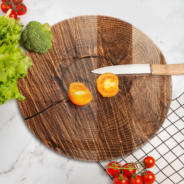 Glass worktop saver Wood structure