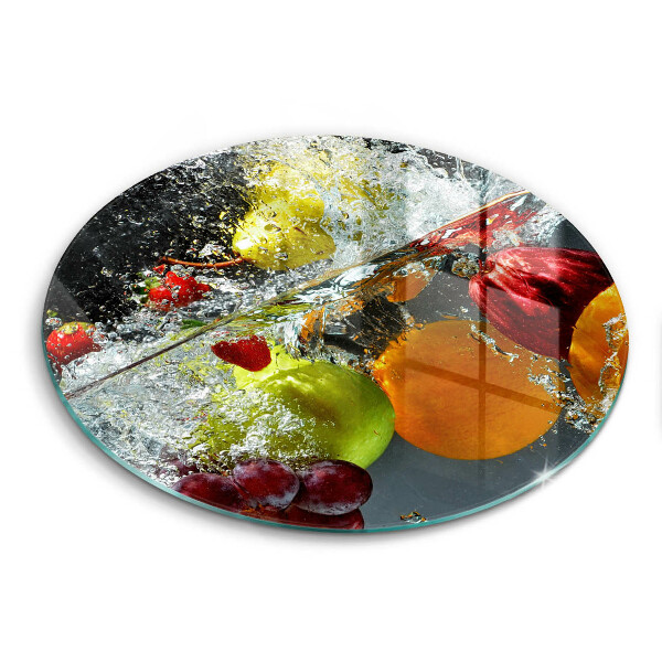 Glass worktop protector Juicy fruit in water