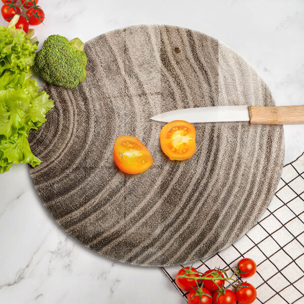 Chopping board glass Wood grain