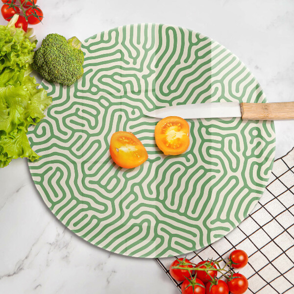 Glass worktop saver Abstraction lines