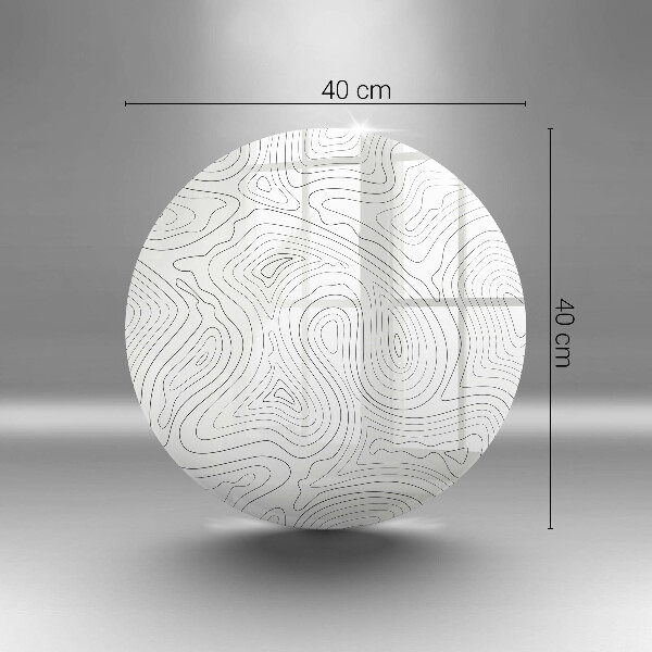 Glass worktop saver Abstraction shapes