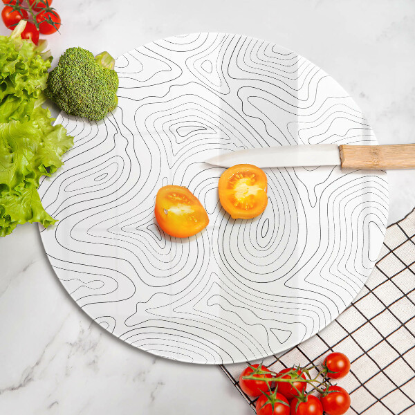 Glass worktop saver Abstraction shapes