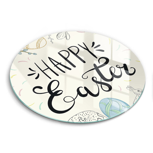 Glass worktop protector Happy Easter