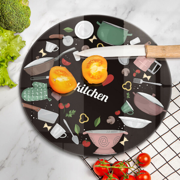 Glass worktop saver Illustration I Love Kitchen