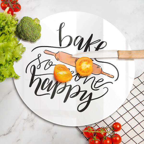 Glass worktop saver Bake some happy