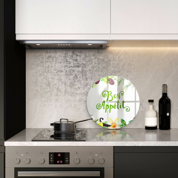 Kitchen worktop protector The inscription Bon Appetit