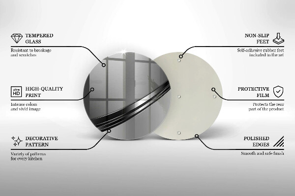 Kitchen worktop protector Metal abstraction