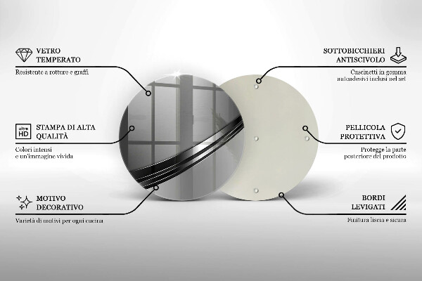 Kitchen worktop protector Metal abstraction