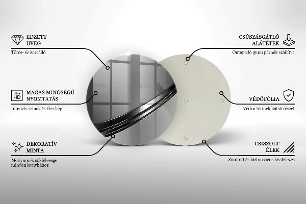 Kitchen worktop protector Metal abstraction