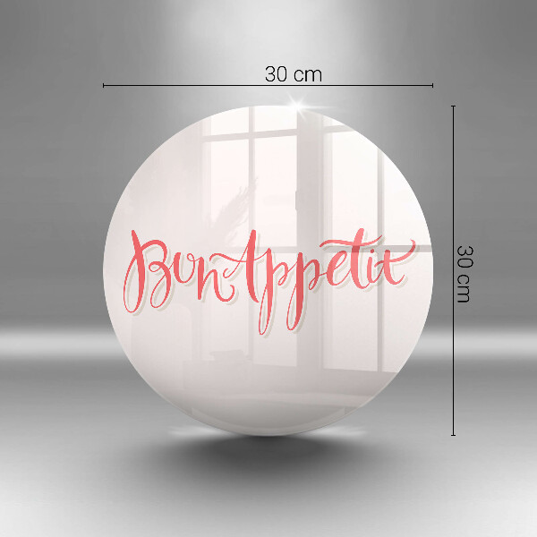 Chopping board Kitchen inscription Bon Appetit