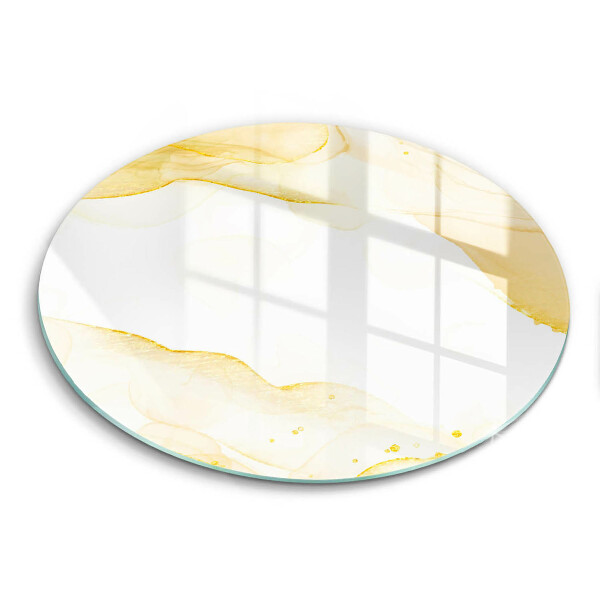 Glass worktop saver Golden abstraction