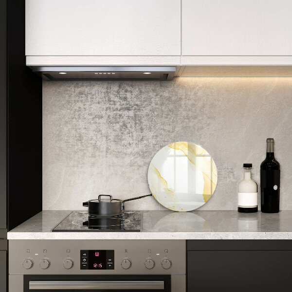 Glass worktop saver Golden abstraction