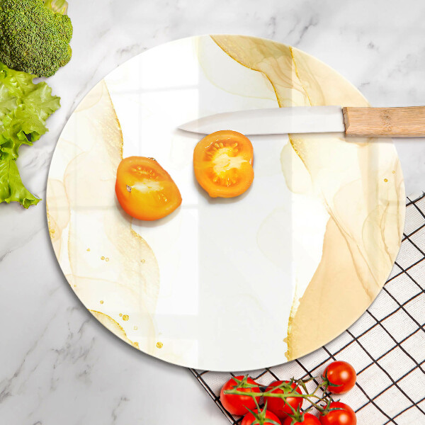 Glass worktop saver Golden abstraction