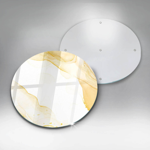 Glass worktop saver Golden abstraction