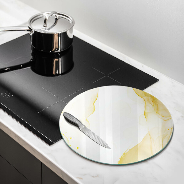 Glass worktop saver Golden abstraction