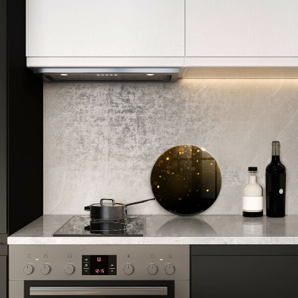 Cutting board Golden glitter