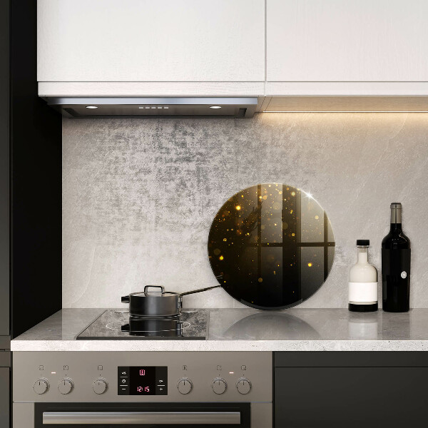 Cutting board Golden glitter