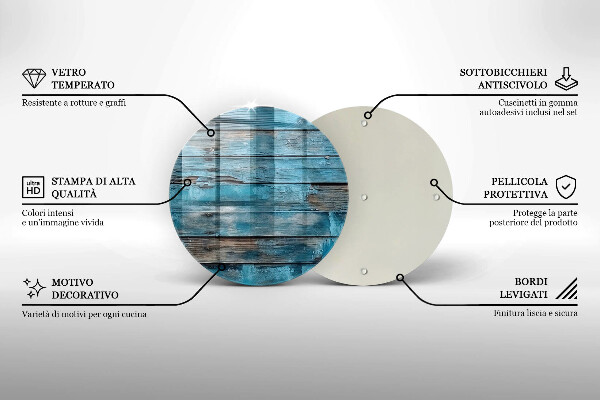 Cutting board Blue old boards