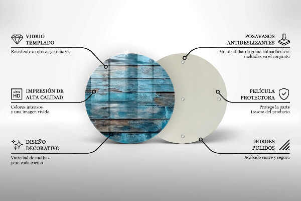 Cutting board Blue old boards