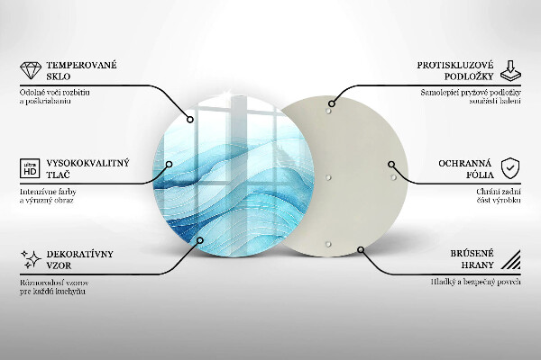 Cutting board Abstract waves