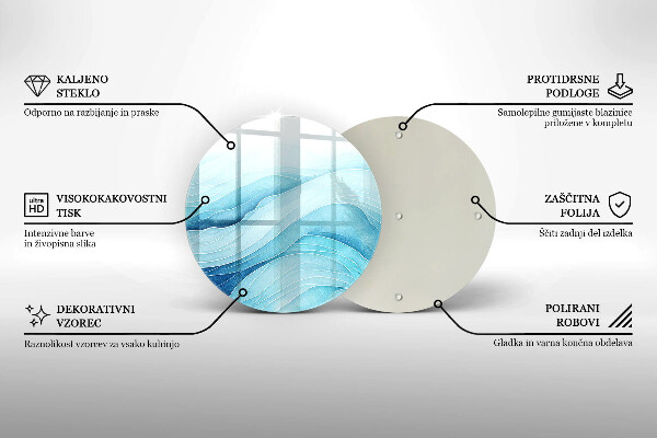 Cutting board Abstract waves