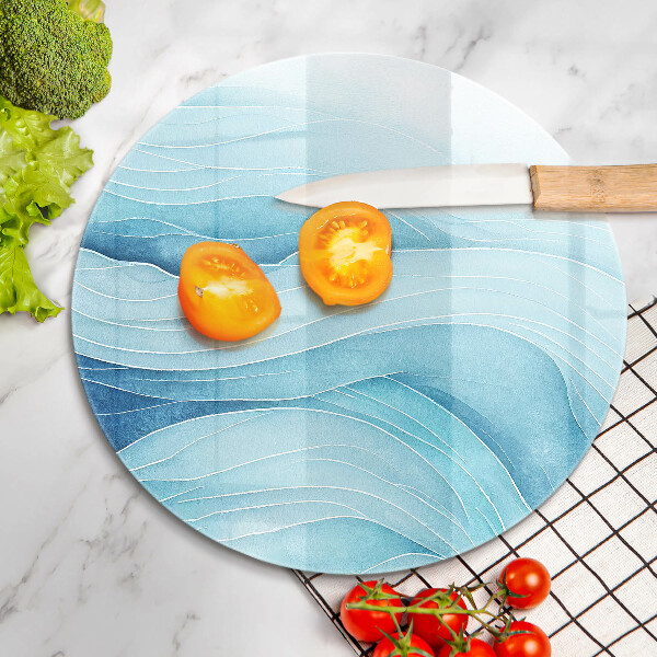 Cutting board Abstract waves