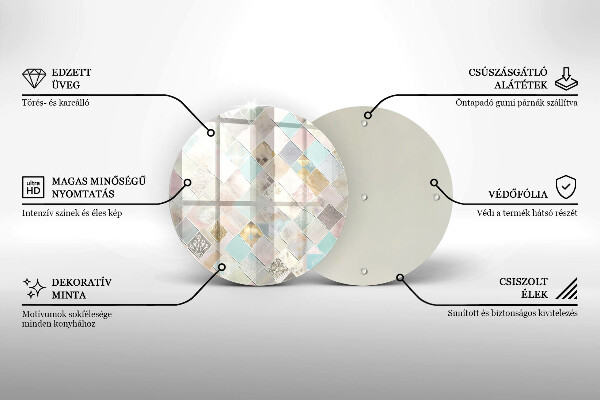 Cutting board Pastel composition
