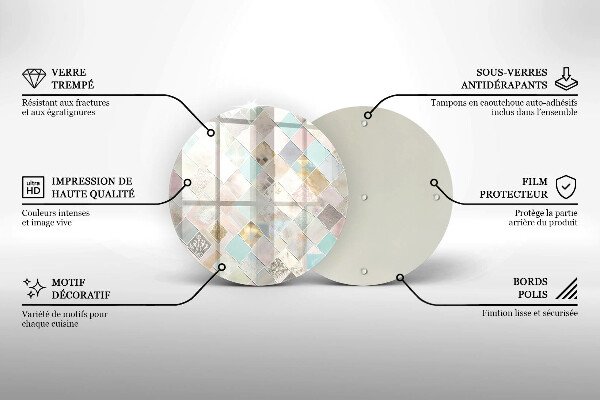 Cutting board Pastel composition