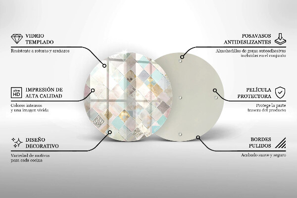 Cutting board Pastel composition