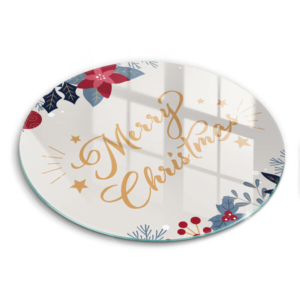 Cutting board The inscription Mera Christmas