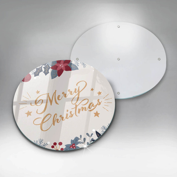 Cutting board The inscription Mera Christmas