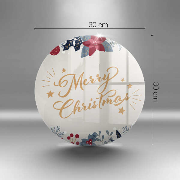 Cutting board The inscription Mera Christmas