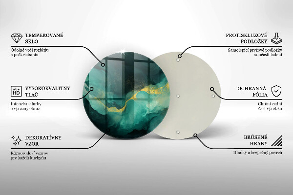 Cutting board Bottle green