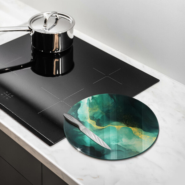 Cutting board Bottle green