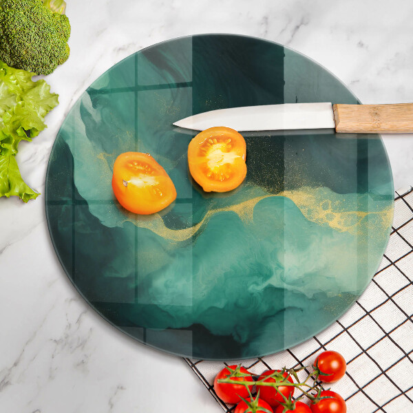 Cutting board Bottle green