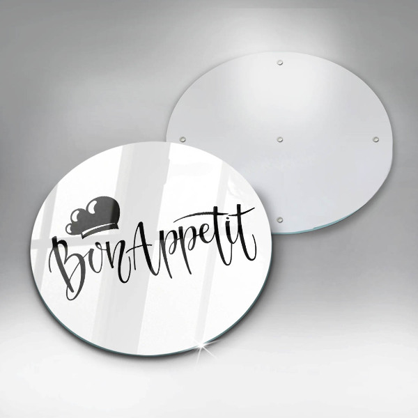 Cutting board The inscription Bon Appetit