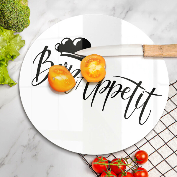 Cutting board The inscription Bon Appetit