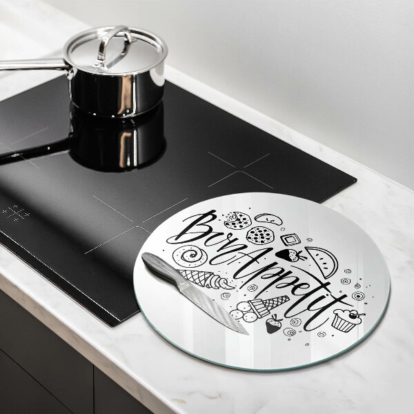 Cutting board The inscription Bon Appetit