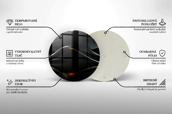 Cutting board 3D design abstraction