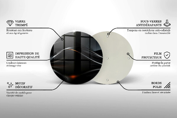 Cutting board 3D design abstraction