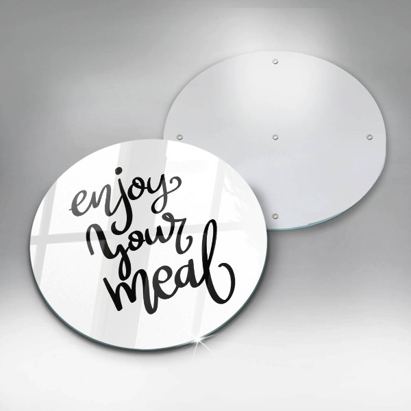 Cutting board The inscription Enjoy Yout Meal