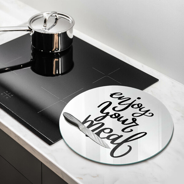 Cutting board The inscription Enjoy Yout Meal