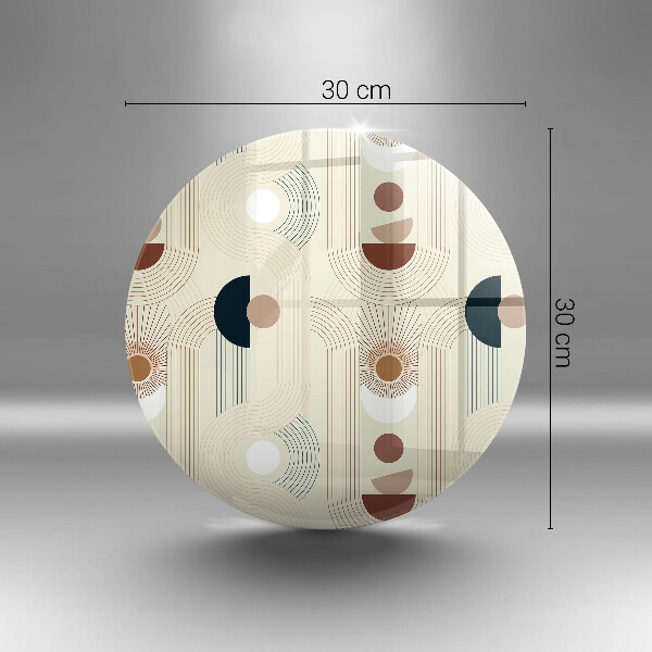 Glass worktop saver Boho shapes geometry