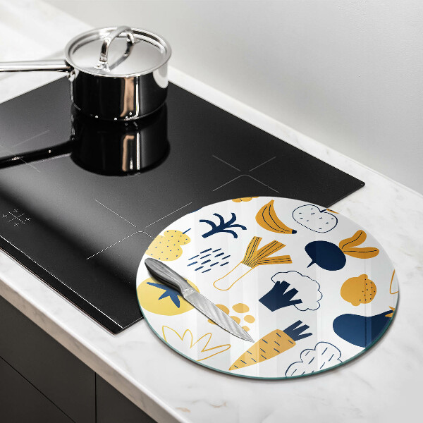 Glass worktop saver Food illustration