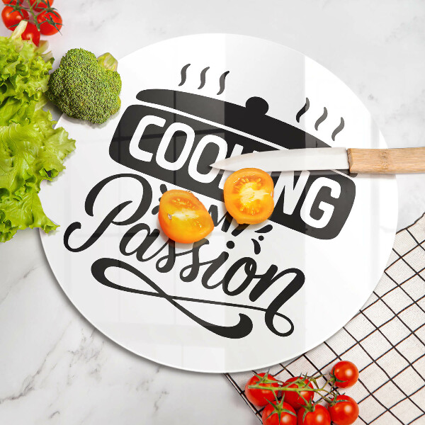 Glass worktop saver Cooking is my passion