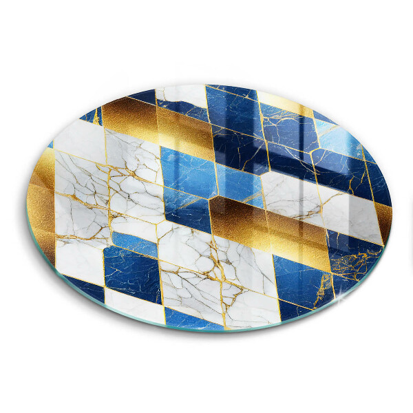 Cutting board Golden Rombs Marble