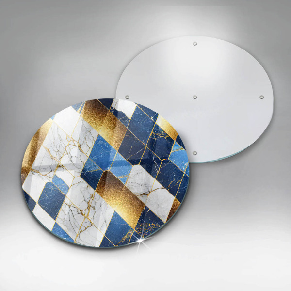 Cutting board Golden Rombs Marble