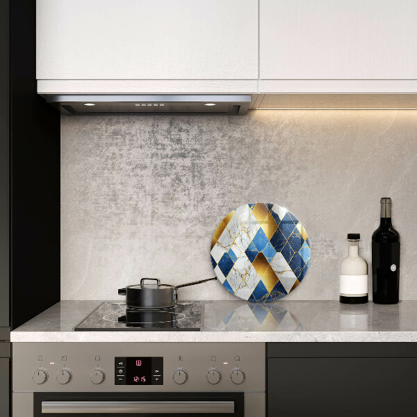 Cutting board Golden Rombs Marble