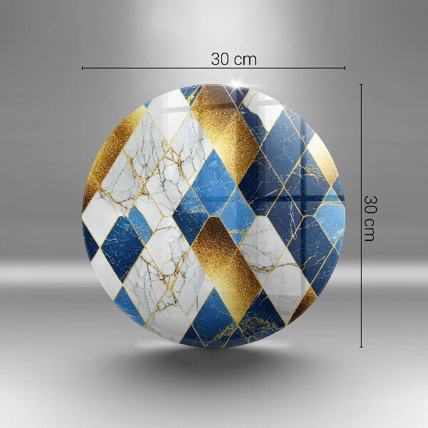 Cutting board Golden Rombs Marble